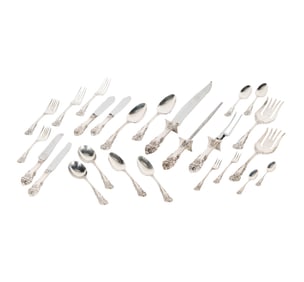 A Wallace Sir Christopher Sterling Flatware Service