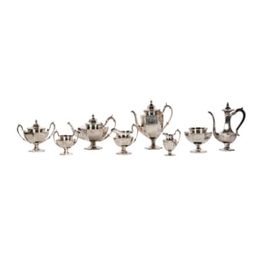 A Wallace Sterling Tea and Coffee Service