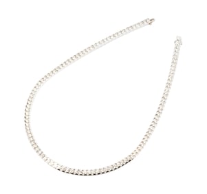 Neil Joseph 18 Karat White Gold Diamond Necklace
