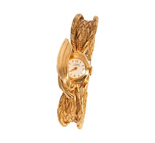 T.Garnier 18 Karat Yellow Gold Diamond Watch