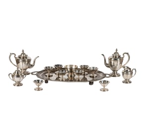 A Sanborns Mexican Sterling Tea Service