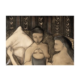 Georges Yatrides, 1931-2019, Three Women
