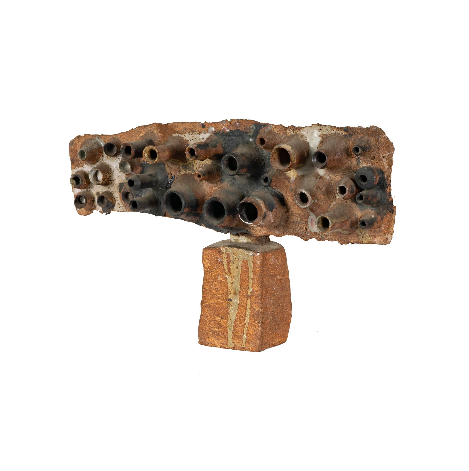 Ruth Duckworth, 1919-2009, Untitled: stoneware, incised signature "RWD" to underside; Celebrated for her ability to transform clay into pure sculptural form, Ruth Duckworth?s ceramics are both rare and revered. Bridging the worlds of mod