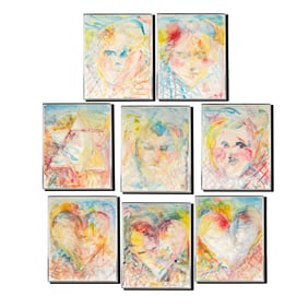 Jim Dine, B. 1935, LA Watercolor (8 Works)