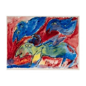 Carl-Henning Pedersen, 1913-2007, Di Bla Fugle