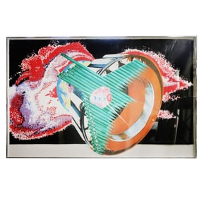 James Rosenquist, 1933-2017, Space Dust (from Welcome to the Water Planet)