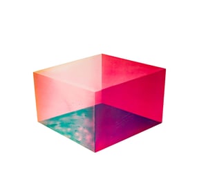 Ronald Davis, B. 1937, Cube III