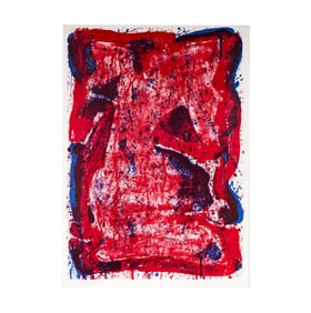 Sam Francis, 1923-1994, Affiche Moderna Museet Stockholm