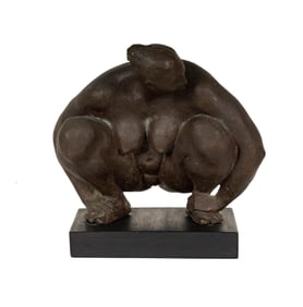 Francisco Zuniga, 1912-1998, Crouching Woman
