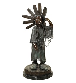 Jim Davidson, B. 1962, Native American Boy