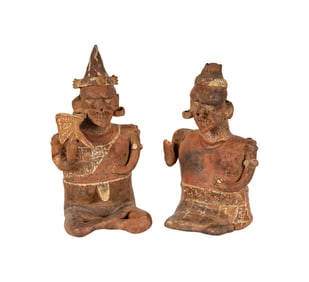 Two Nayarit Pottery Figures