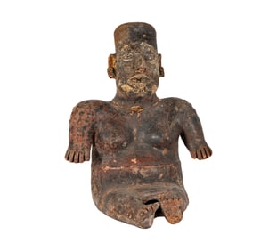 A Large Jalisco Pottery Figure
