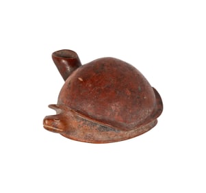 A Colima Pottery Turtle-Form Spouted Vessel