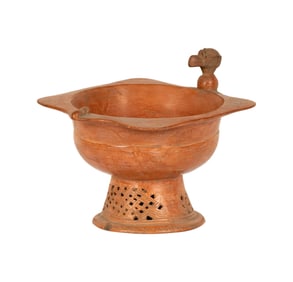 A Rare Mayan Pottery Vessel