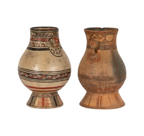 Two Costa Rican Guanacaste Pottery Vessels