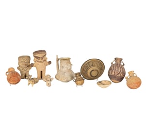 A Group of Chancay Pottery