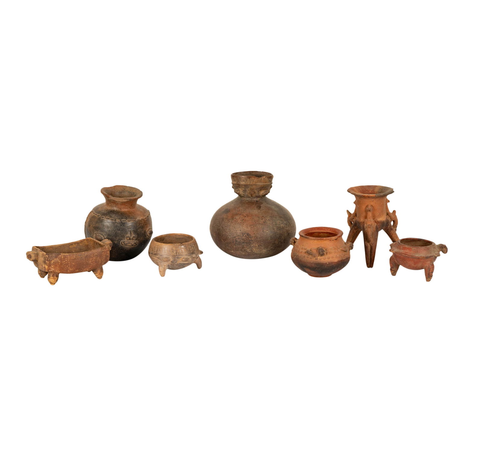 A Group of Seven Costa Rican Pottery Bowls (1 of 18)