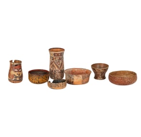 A Group of Pre-Columbian Pottery