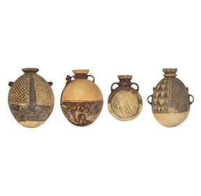 Four Peruvian Chancay Vessels