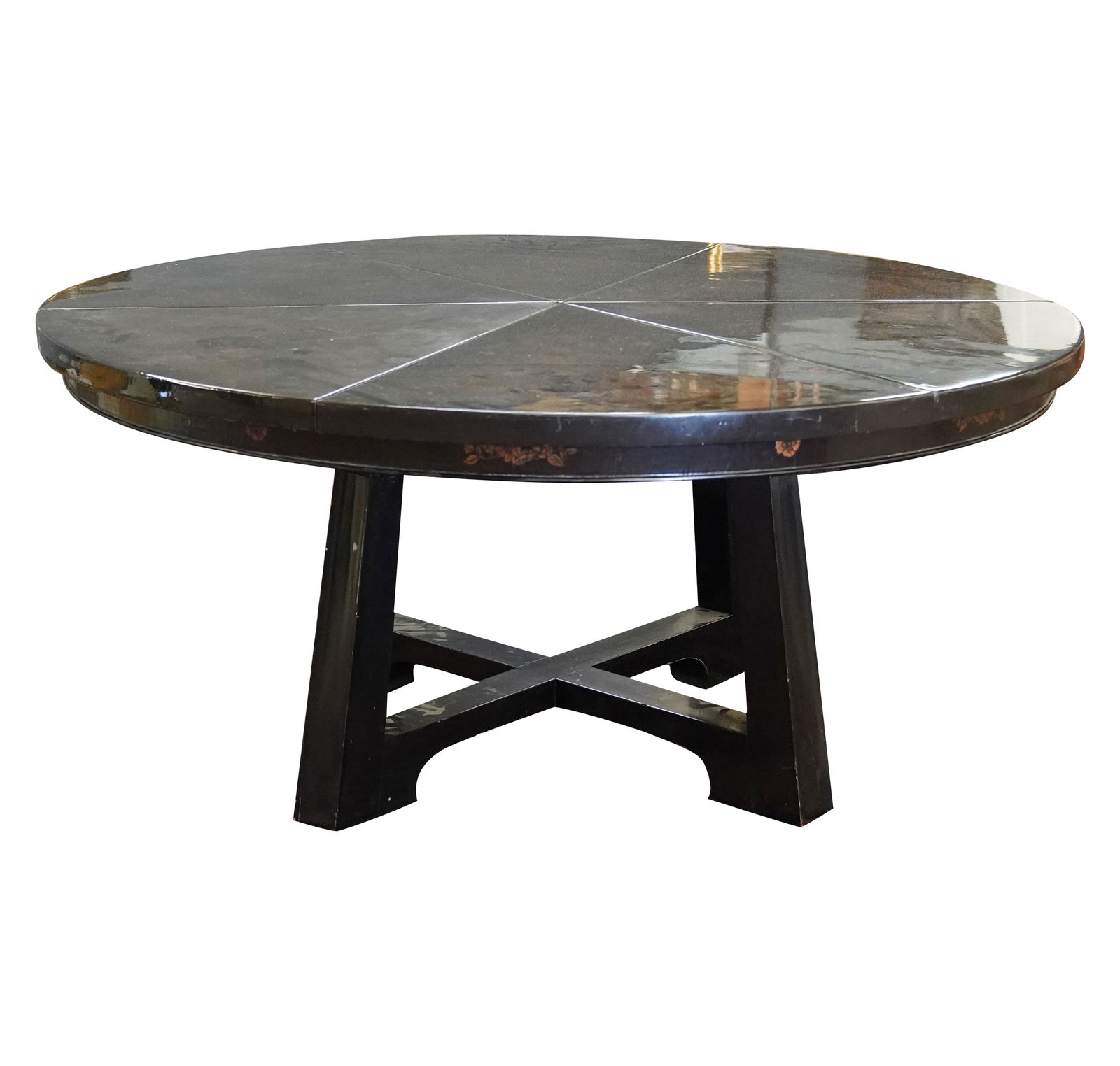 L. Rossi: Ebonized Chinoiserie Trastevere Table (1 of 14)