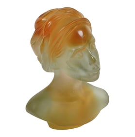 A Daum La Persane Pate de Verre Sculpture