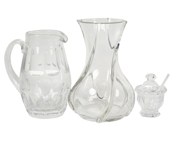 A Group of Baccarat Crystal Table Articles