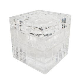 An Italian Modern Acrylic Ice Bucket Box