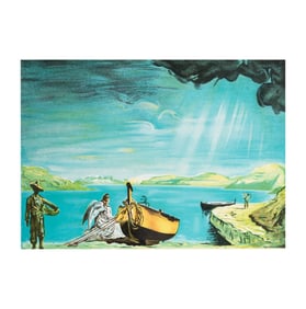 Salvador Dali, 1904-1989, Angel of Gala