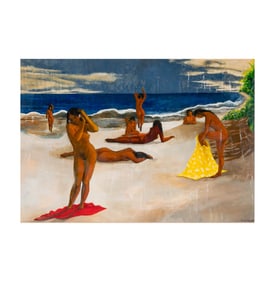 Nudes on a Beach