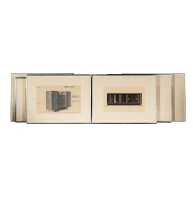 Six French Deco Furniture Drawings