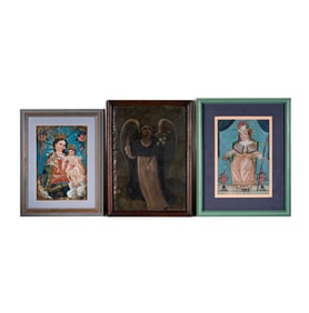 Spanish Colonial School: Three Works