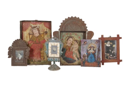 A Group of Spanish Colonial-Style Paintings