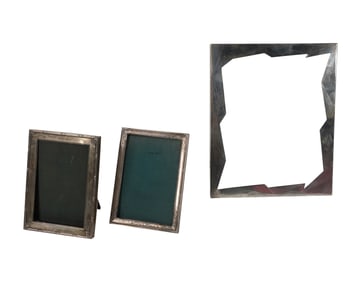A Group of Sterling Picture Frames