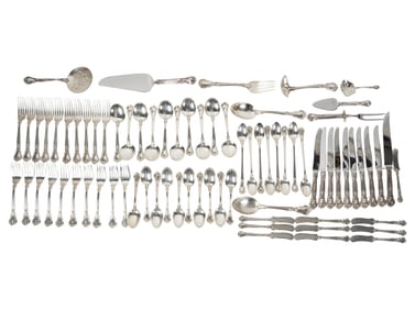 A Gorham Chantilly Sterling Flatware Service for Ten