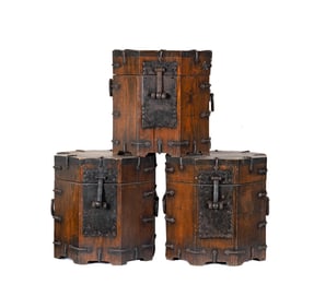 Three Korean Apothecary Boxes