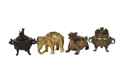 A Group of Chinese Censers