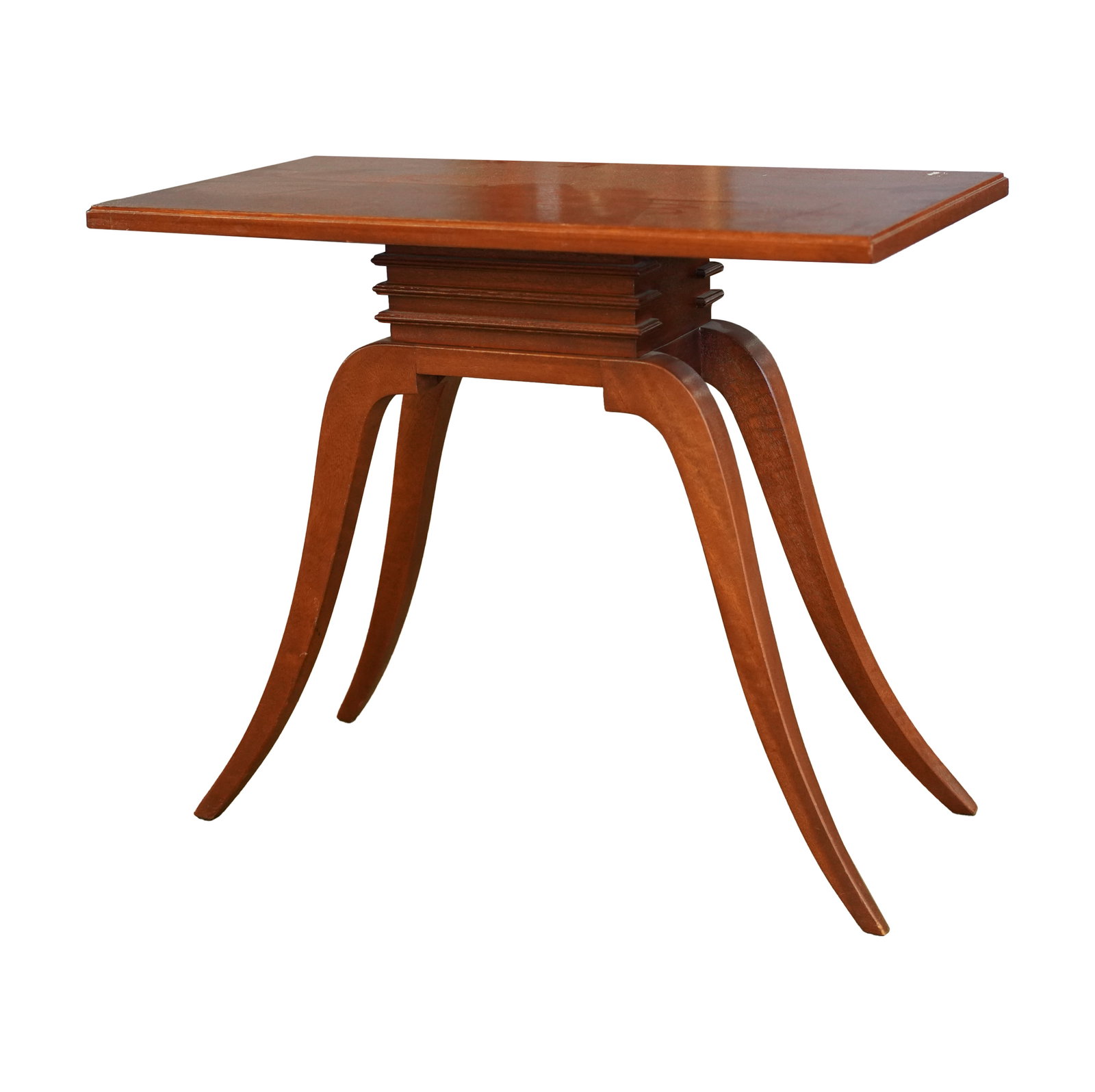 A Paul Frankl Console Table: 20th century 29 1/2 x 36 x 18 in. (74.9 x 91.4 x 45.7 cm.) Notes: This item does not qualify for in-house shipping. Please see our preferred shippers' list for quotes or arrange for local pickup. http