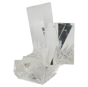 A Steuben Glass Prism Sculpture