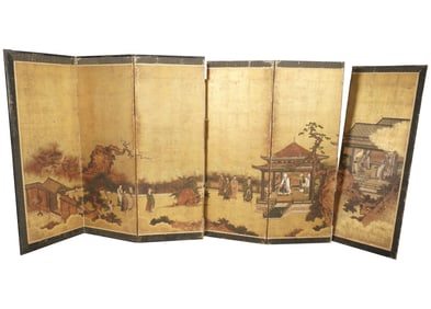 A Japanese Six-Panel Screen