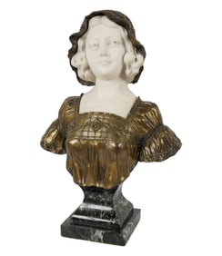 Affortunato (Forntunato) Gory, 1895-1925, Bust of a Young Girl