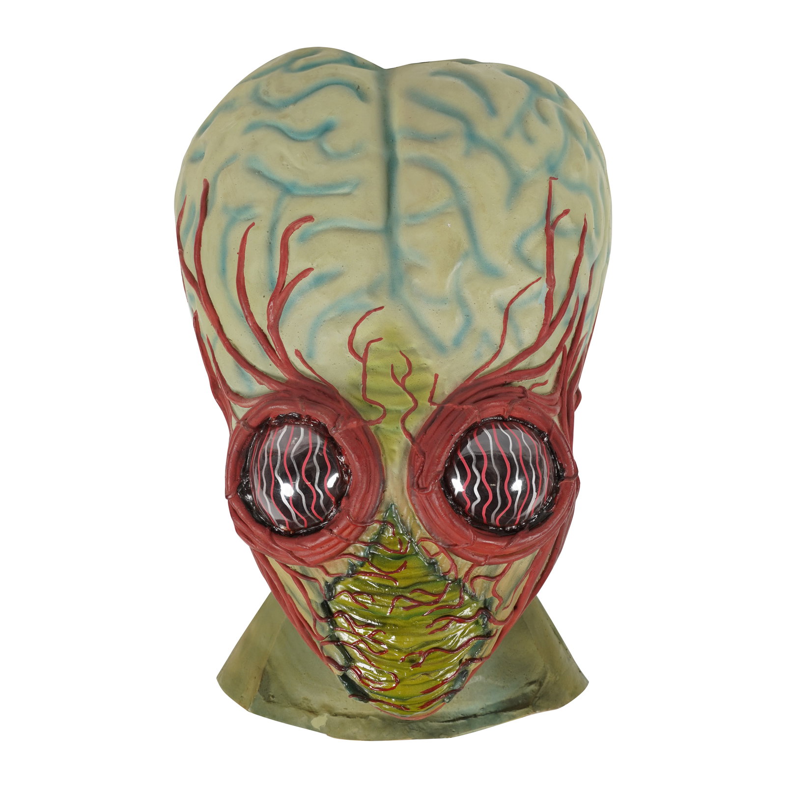 Don Post: Metaluna Mutant Mask: with label to interior 19 x 13 x 13 in. (48.3 x 33 x 33 cm.)