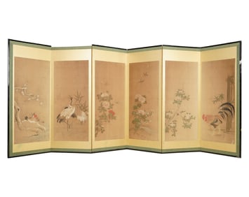 A Japanese Six-Panel Screen