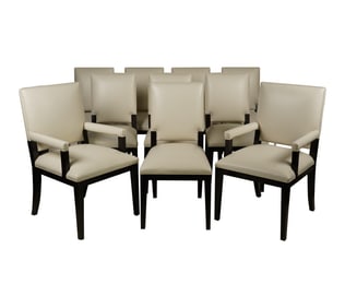 A Set of Ten Kreiss Dining Chairs