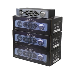 Three Manley Core Studio Reference Channel Strips