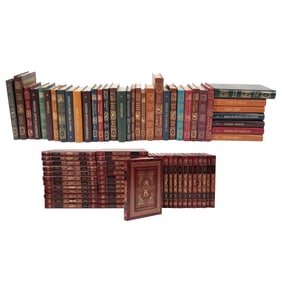 A Collection of Leather-Bound Books