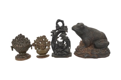 Four Iron Doorstops