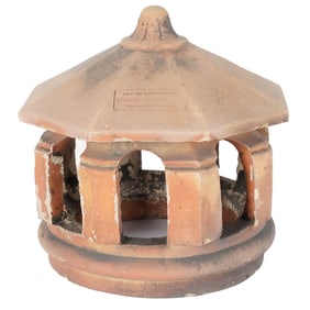 A Gladding McBean Chimney Cap