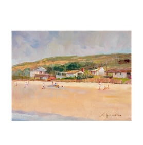 Felice Hrovat, 20th/21st century, Coastal Landscape