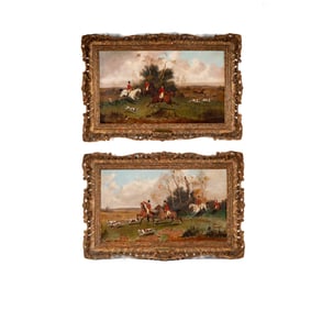Ada Stone, 1879-1904, Two Works (Hunt Scenes)