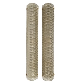 A Pair of Murano Glass Wall Sconces